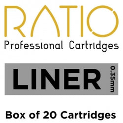 Box of 20 Ratio Liner Cartridge Needles 0.35mm