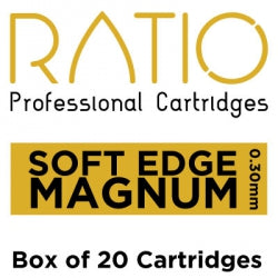 
                  
                    Load image into Gallery viewer, Box of 20 Ratio Soft Edge Magnum Cartridge Needles 0.30
                  
                
